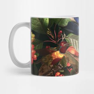 Floral and Birds XLVI - Night Mug